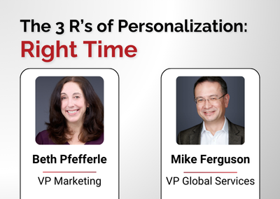 The 3 R’s of Personalization: Right Time